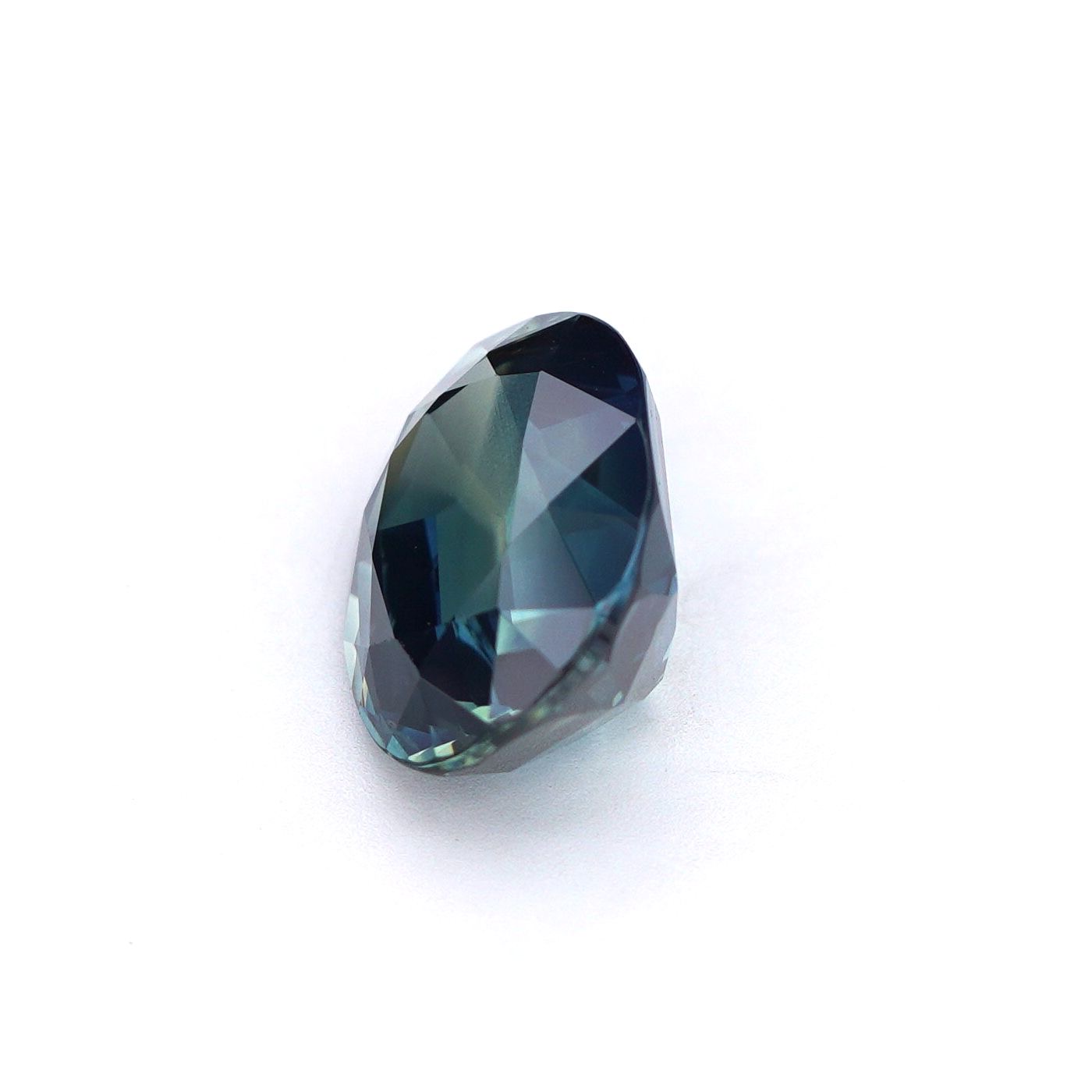 Captivating 1.60 Carat Oval Teal Sapphire